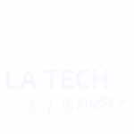 Logo La Tech à l'Envers Bleu fond transparent