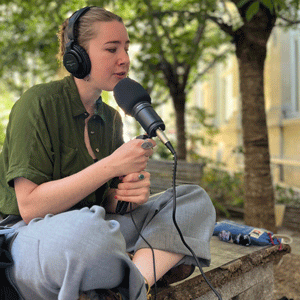 Margot Mellet - Tournage du podcast à l'académie du climat Paris